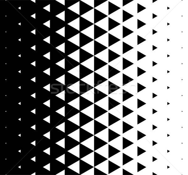 600x561 Halftone Triangular Pattern Vector Abstract Monochrome Geometric
