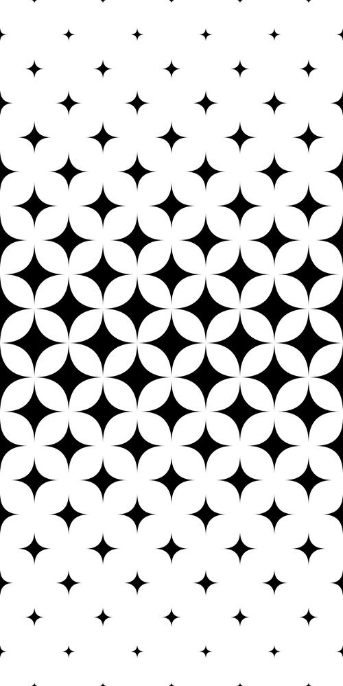 500x1000 Curved Star Patterns Abstract