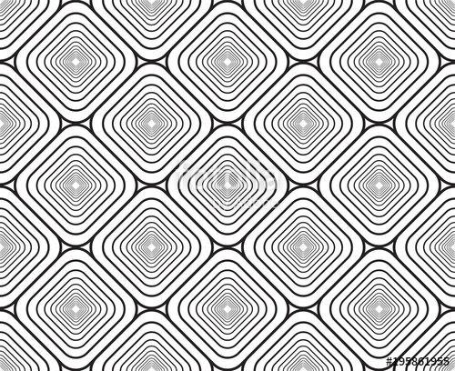 500x408 Seamless Black And White Geometric Pattern Vector Abstract