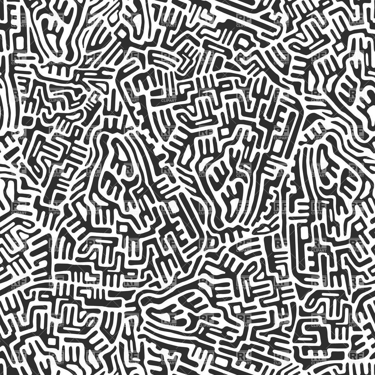 1200x1200 Abstract Seamless Pattern