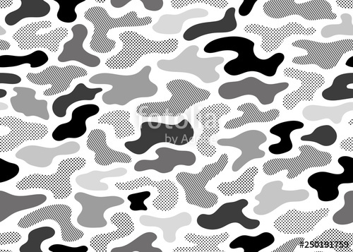 500x357 Grey Modern Camouflage Seamless Pattern Vector Background