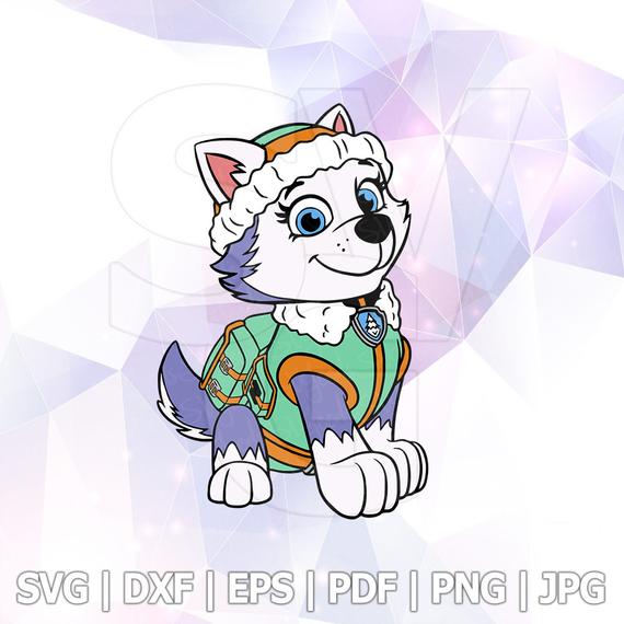 Paw Patrol Everest Dxf Vector Cricut Designs Etsy 570x570 Paw Patrol Everest Dxf Vector Cricut Designs Etsy
