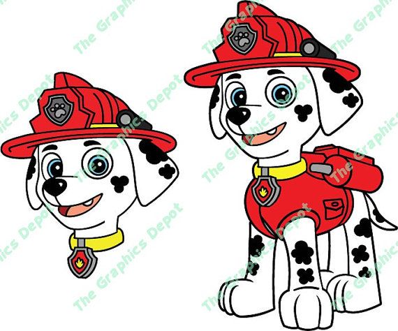 570x474 Huge Collection Of 'paw Patrol Marshall Silhouette' Download More