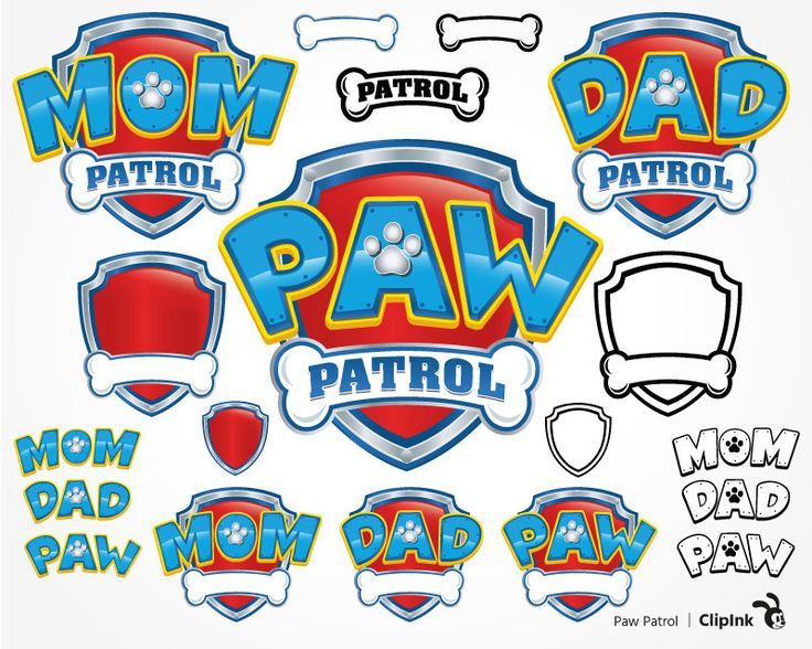 736x588 Paw Patrol Logos