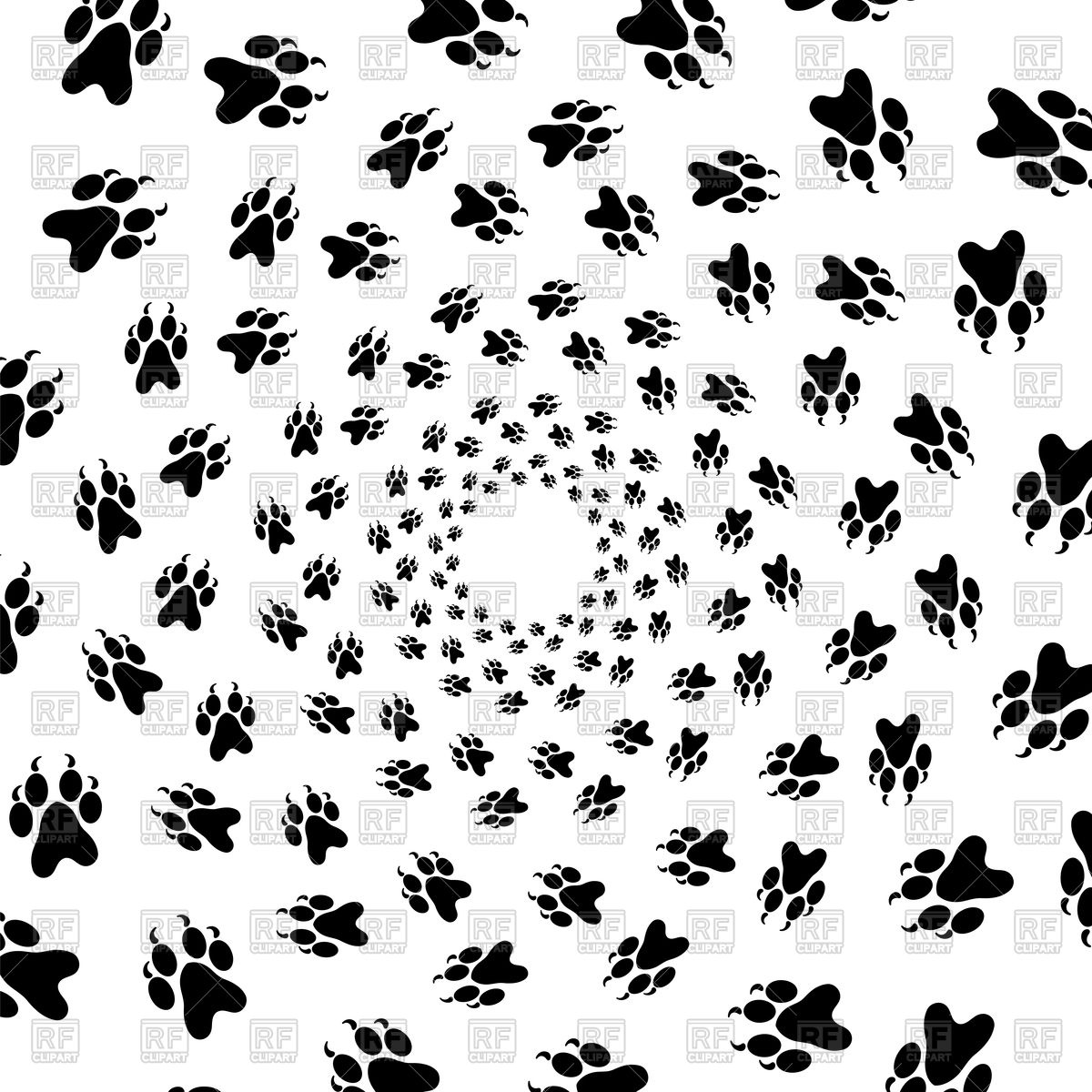 Dog Animal Paw Pattern Vector Image Of Backgrounds, Textures 1200x1200 Dog Animal Paw Pattern Vector Image Of Backgrounds, Textures