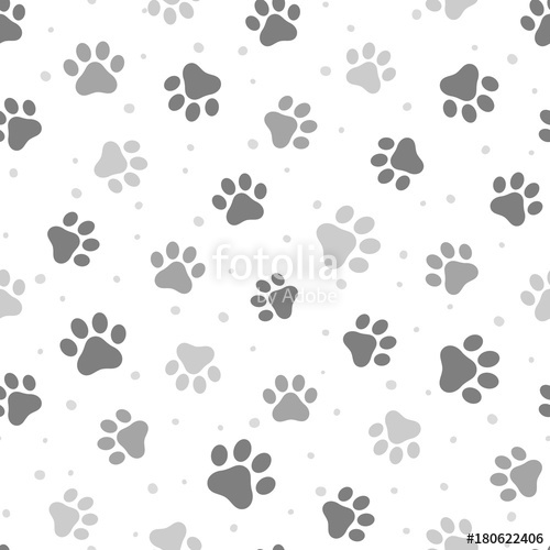 Paw Seamless Pattern Vector Stock Image And Royalty Free Vector 500x500 Paw Seamless Pattern Vector Stock Image And Royalty Free Vector