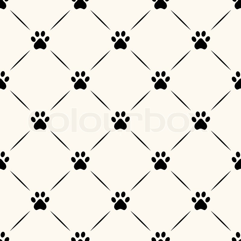 Seamless Animal Pattern Of Paw Stock Vector Colourbox 800x800 Seamless Animal Pattern Of Paw Stock Vector Colourbox
