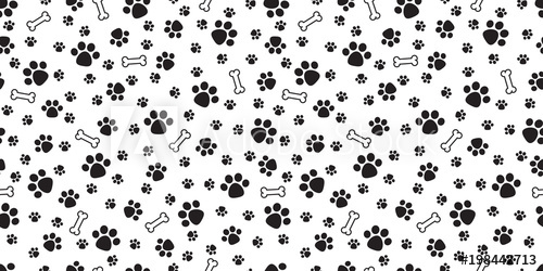 Paw Pattern Vector at Vectorified.com | Collection of Paw Pattern ...