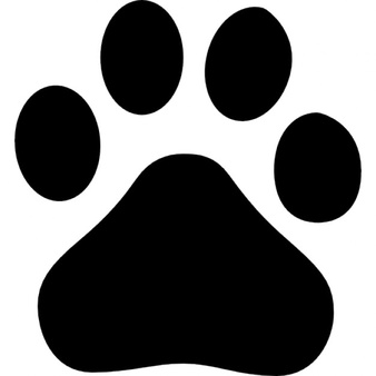 Dog Paw Print Vector 338x338 Dog Paw Print Vector