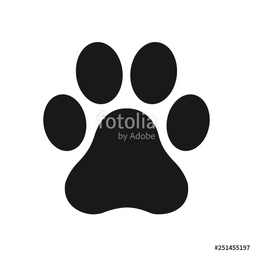Paw Print Vector Stock Image And Royalty Free Vector 500x500 Paw Print Vector Stock Image And Royalty Free Vector
