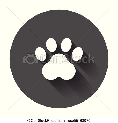 Paw Print Vector Icon Dog Or Cat Pawprint Illustration Animal 450x470 Paw Print Vector Icon Dog Or Cat Pawprint Illustration Animal