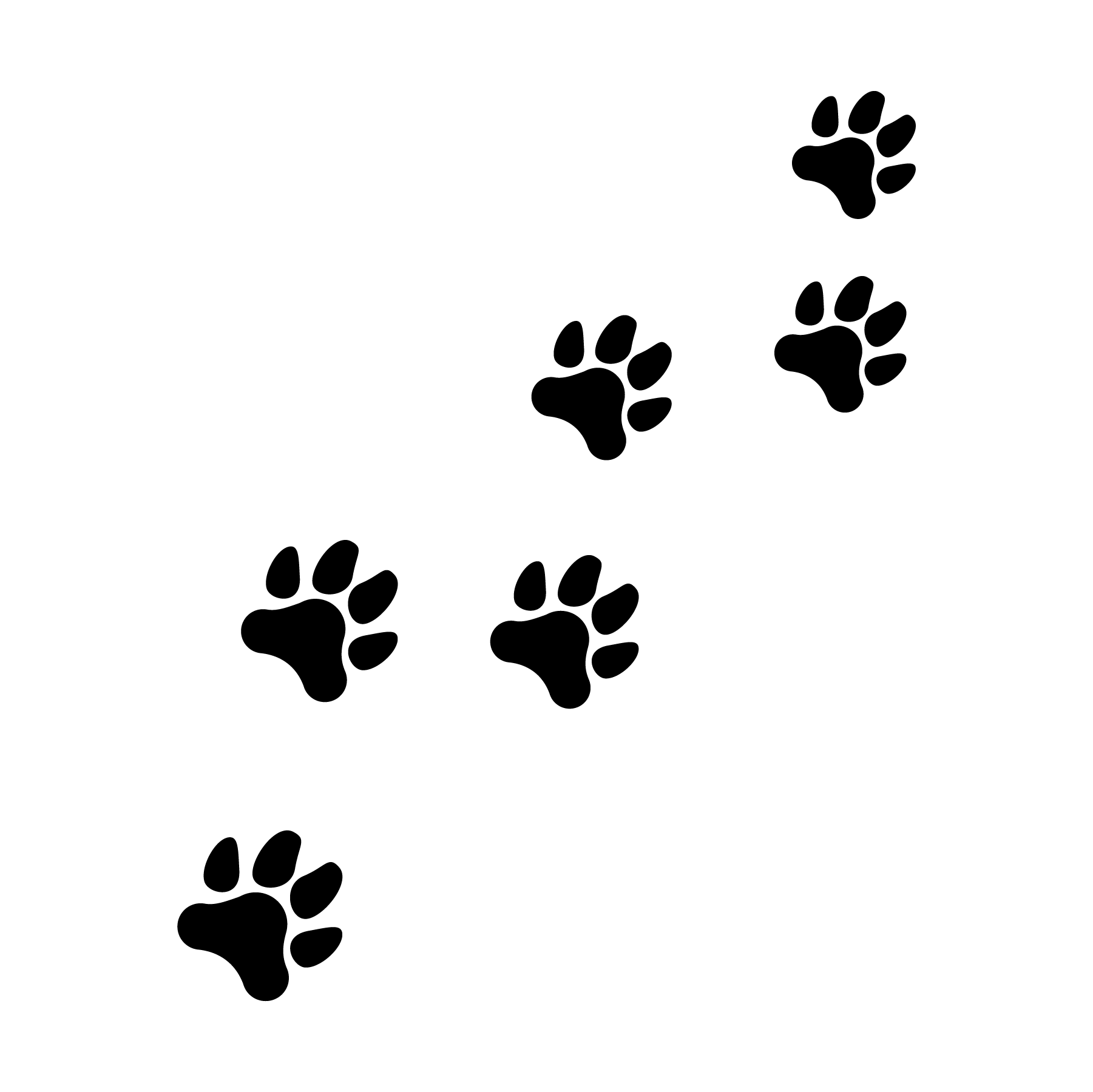 Paw Print Vector Art at Vectorified.com | Collection of Paw Print ...