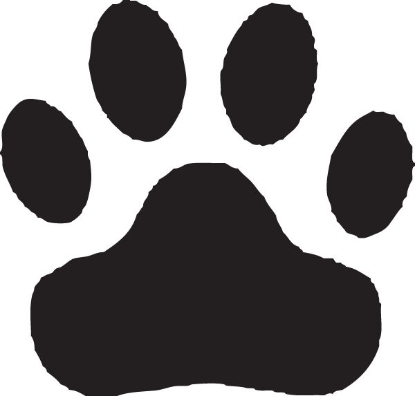 Dog Paw Print Clip Art 600x573 Dog Paw Print Clip Art