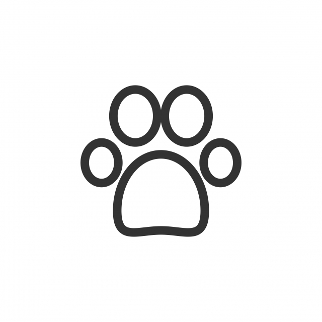 Paw Print Icon Graphic Design Template Vector, Logo, Symbol 640x640 Paw Print Icon Graphic Design Template Vector, Logo, Symbol
