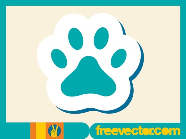 600x448 Paw Print Free Vector Free Vectors Ui Download