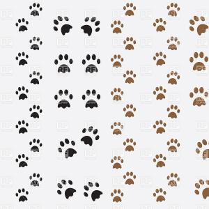 300x300 Best Hd Black And Brown Dog Paw Prints Download Royalty Free