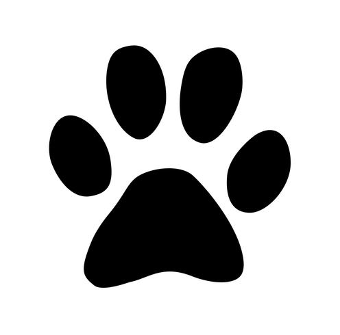 496x490 Paw Print Vector Icon Stock Images