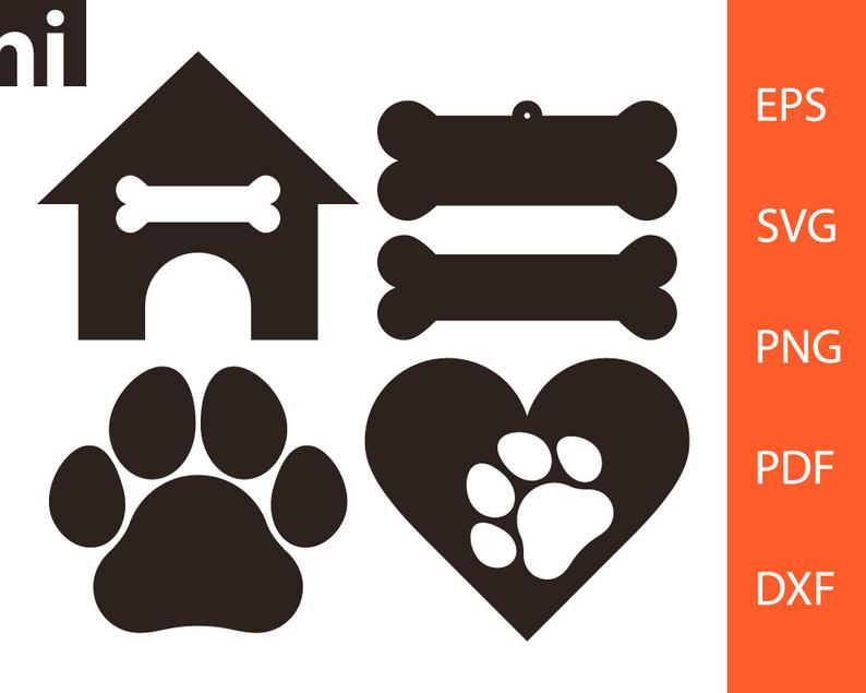 794x635 Dog Dog Paw Paw Paw Vector Dog Hut Dog Etsy