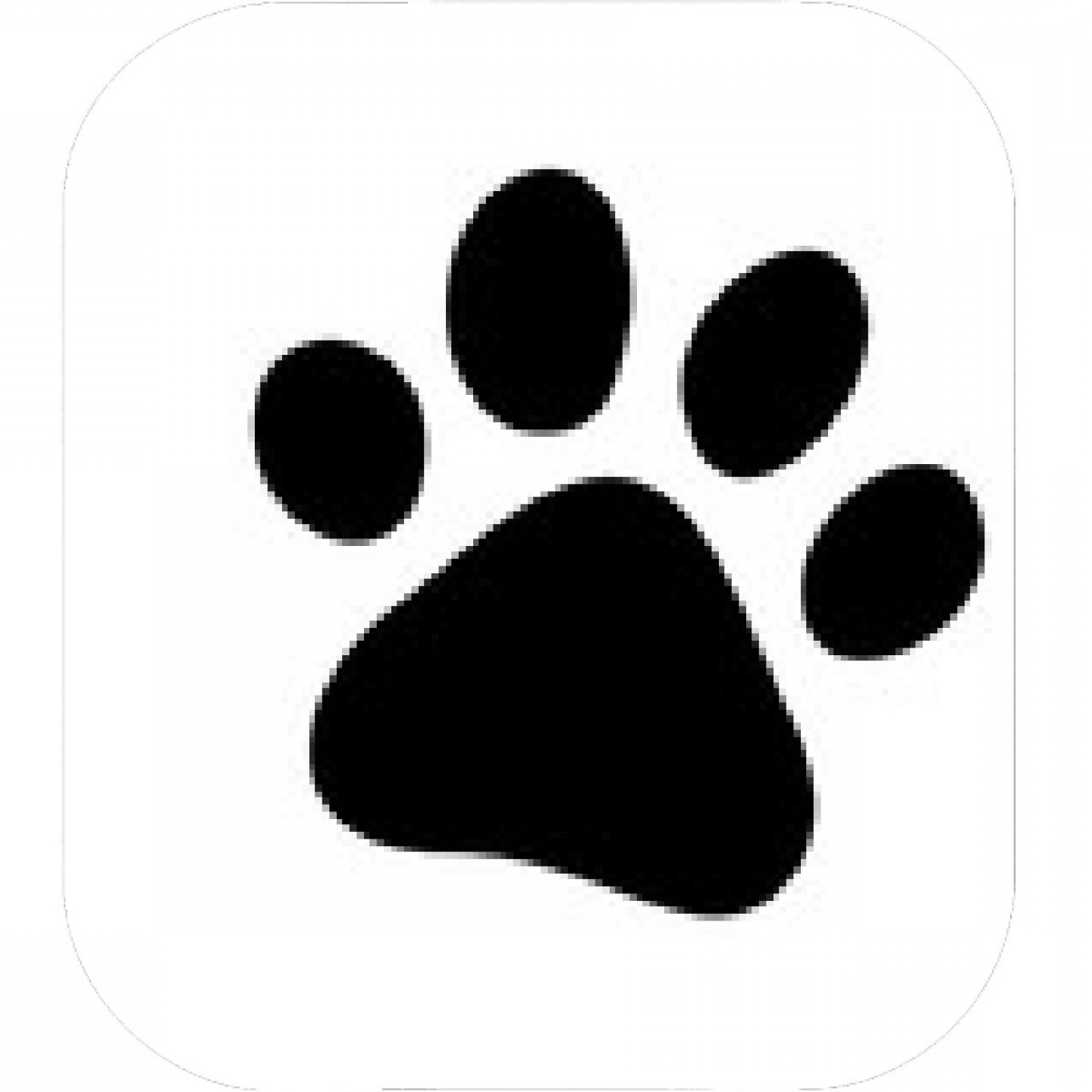 1440x1440 Bobcat Paw Print Vector Catchsplace