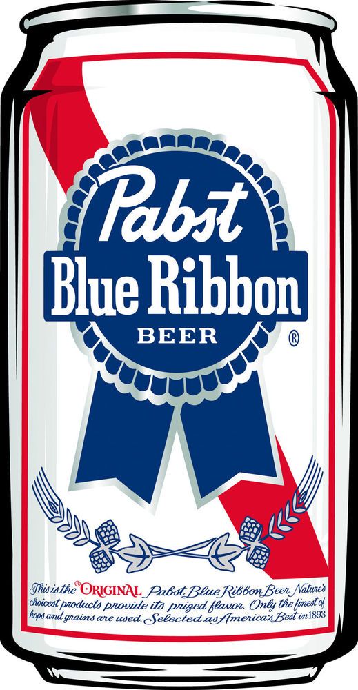519x1000 Details About Large Pabst Blue Ribbon Beer Can Refrigerator Tool