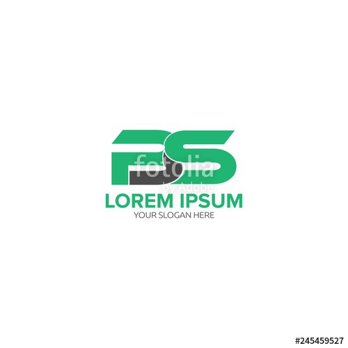 500x500 Pbs Logo Design Vector Stock Image And Royalty Free Vector