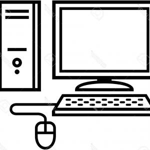 300x300 Desktop Pc Vector Clip Art Newwaysys