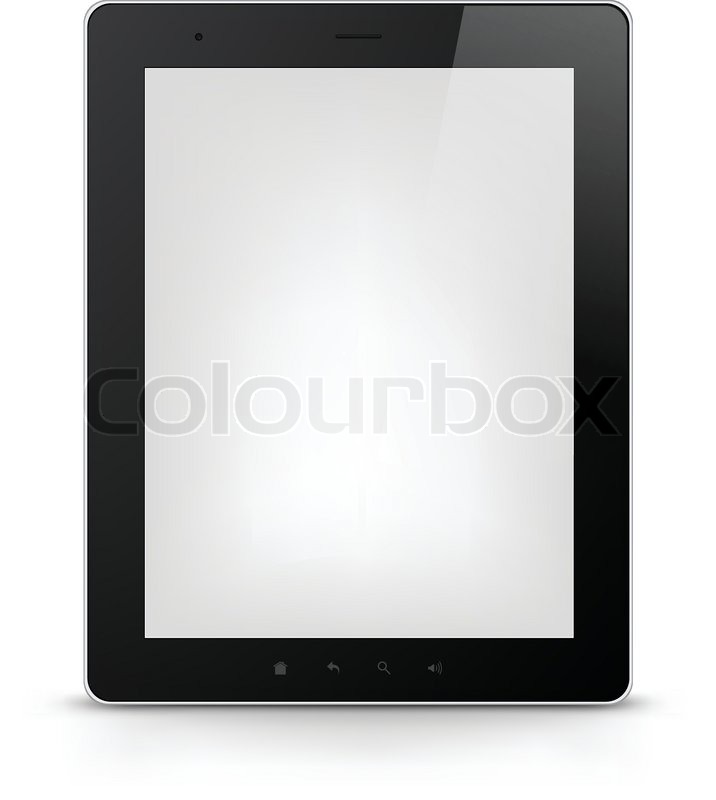 716x800 Tablet Pc Vector Stock Vector Colourbox
