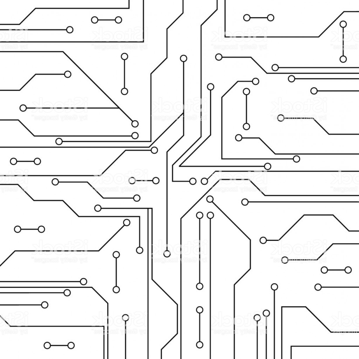1228x1228 Small Through Hole Circuit Board Vector Savoyuptown