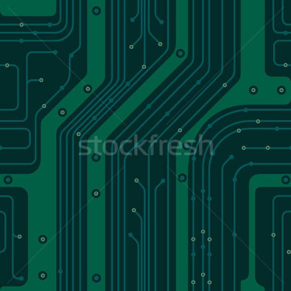 600x600 Circuit Board Pcb Vector Illustration Stanislav Stasyuk