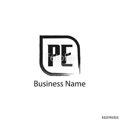 Initial Letter Pe Logo Template Design Stock Image And Royalty 500x500 Initial Letter Pe Logo Template Design Stock Image And Royalty