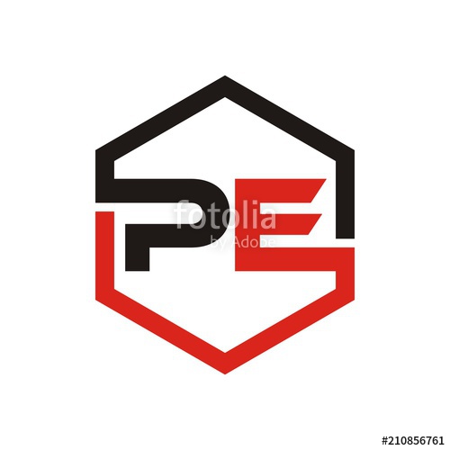 Pe Logo Initial Letter Design Template Vector Illustration Stock 500x500 Pe Logo Initial Letter Design Template Vector Illustration Stock