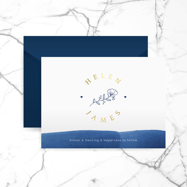 Romantic Wedding Invitation With Envelope Vector Vector Free 626x626 Romantic Wedding Invitation With Envelope Vector Vector Free