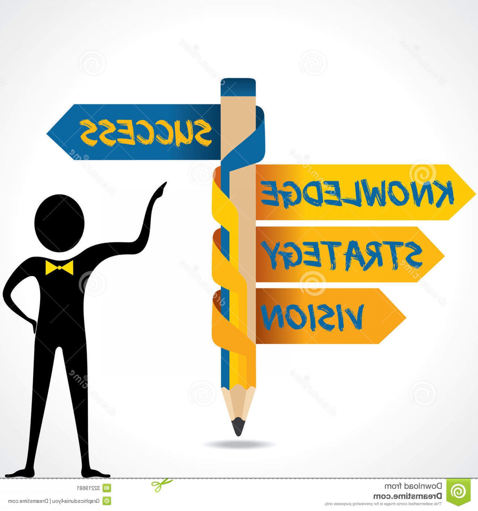Stock Image Business Texts Success Arrow Opposite Pe Pencil Vector 1560x1668 Stock Image Business Texts Success Arrow Opposite Pe Pencil Vector