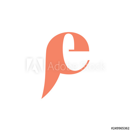 Abstract Letters Pe Simple Smile Talk Design Logo Vector 500x500 Abstract Letters Pe Simple Smile Talk Design Logo Vector