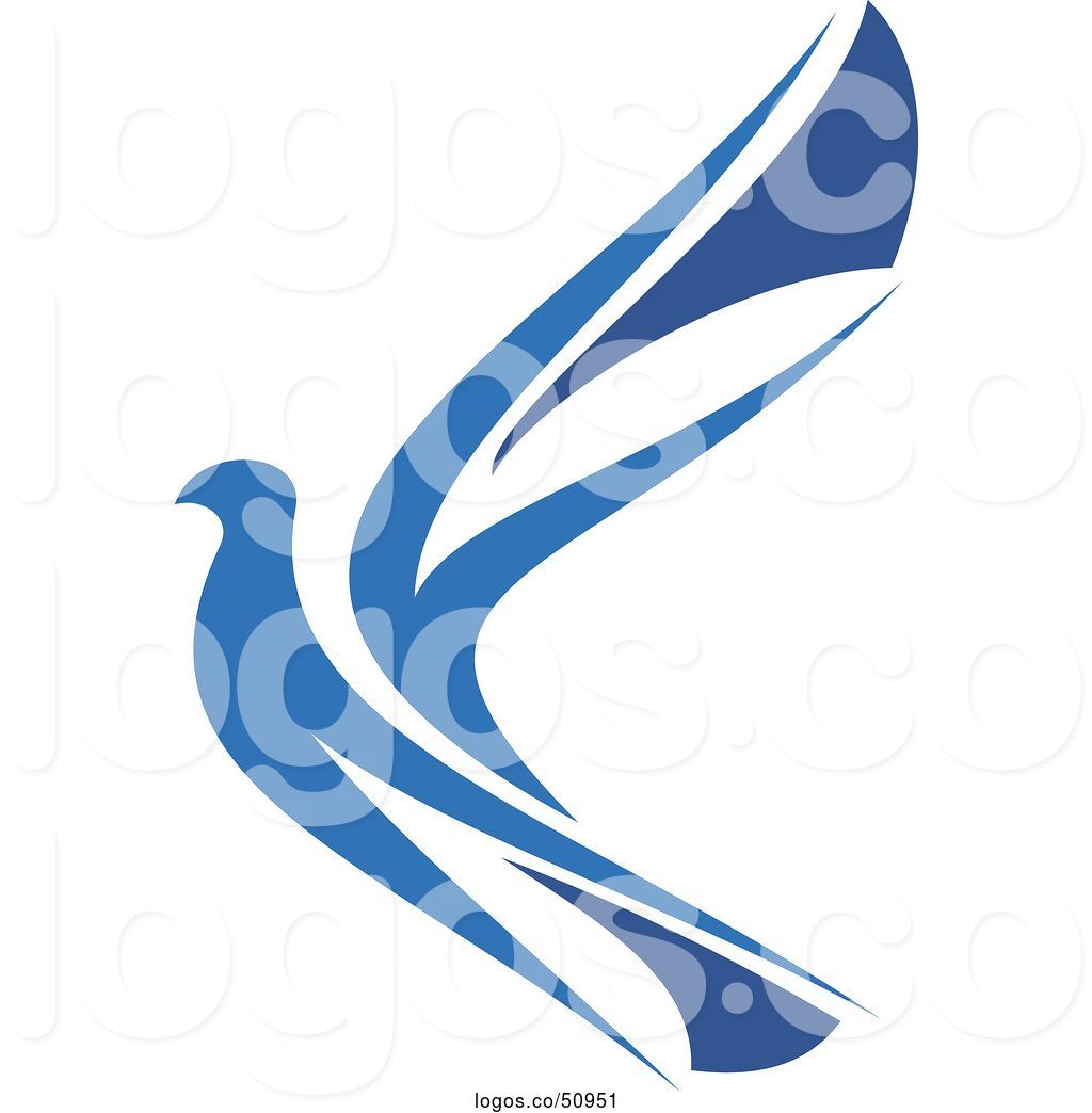 1024x1044 Logo Of Blue Flying Peace Dove