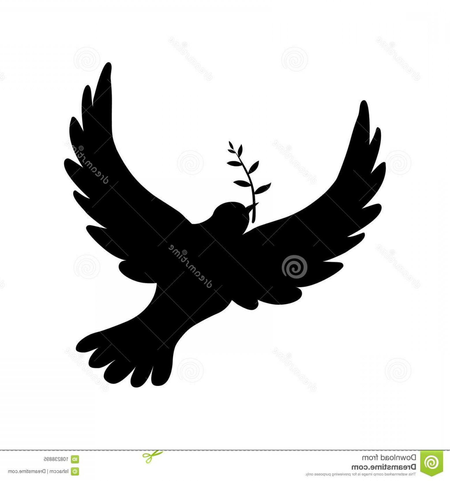 1560x1668 Peace Dove Silhouette Vector Illustration Peace Dove Olive Leaf