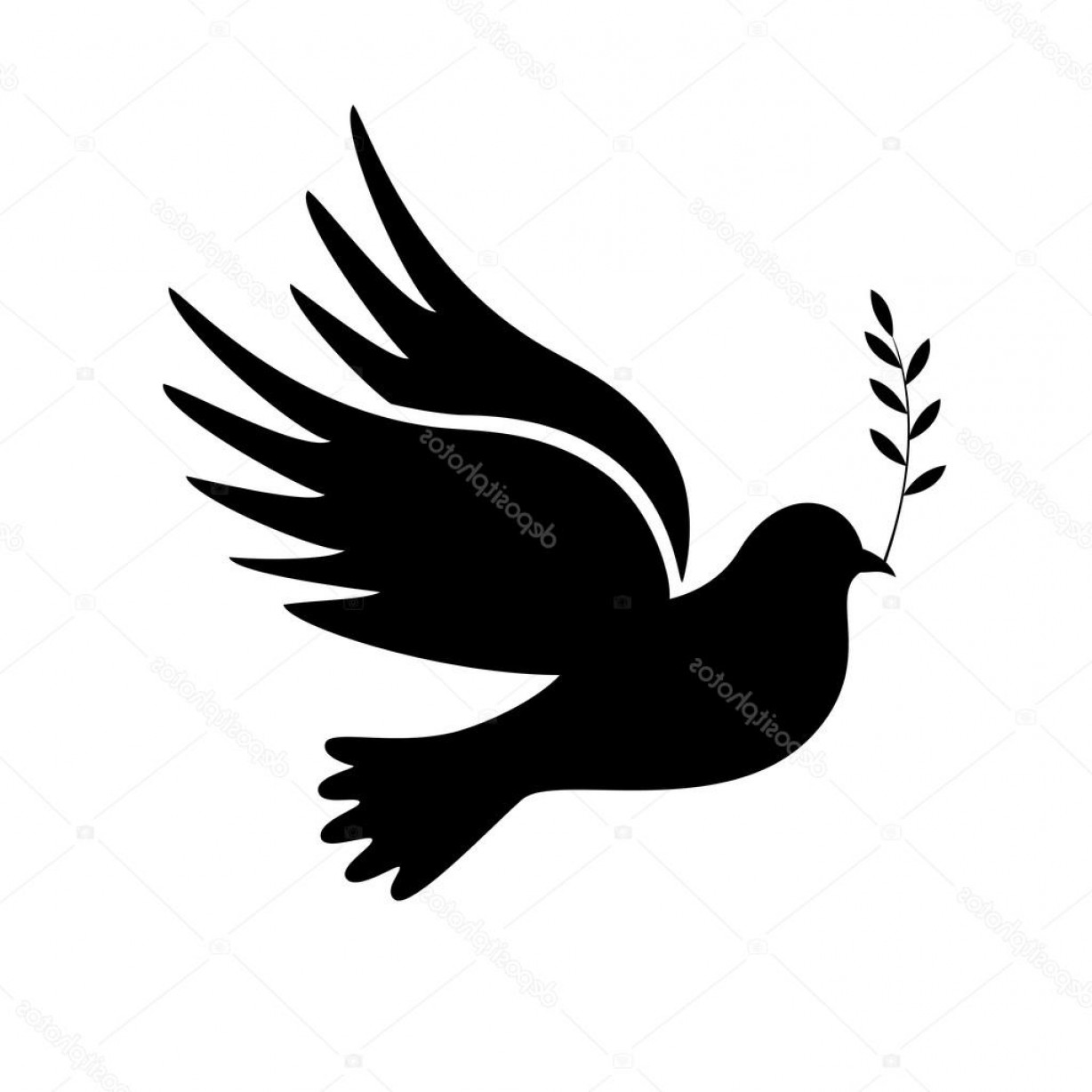 1228x1228 Stock Illustration Dove Of Peace Dove Of Hoodamathrun
