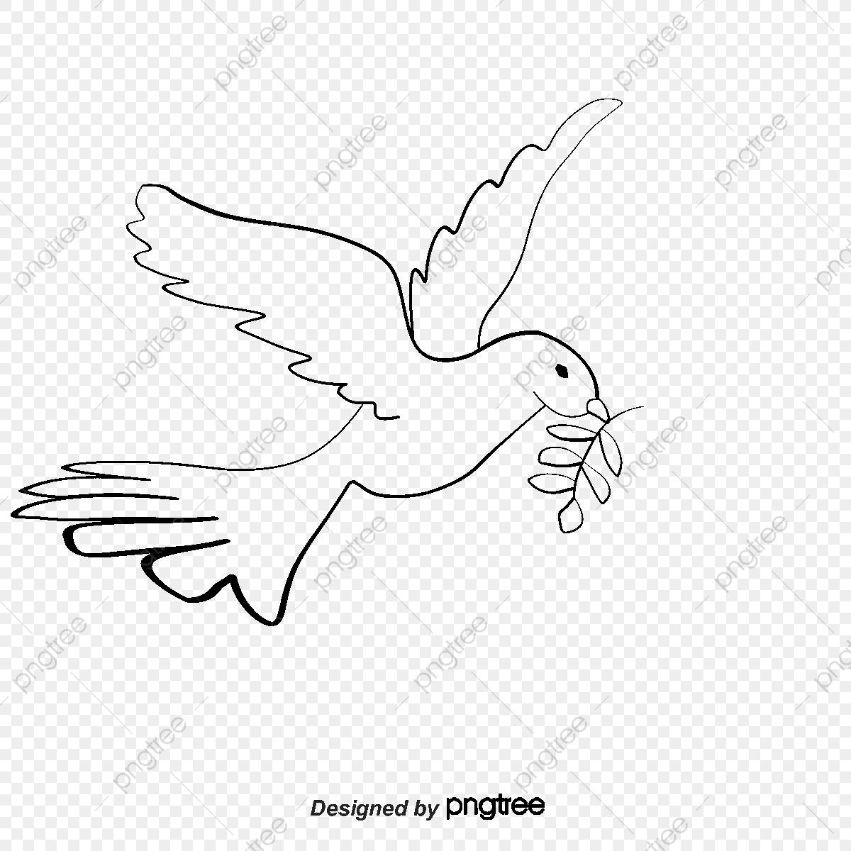 1200x1200 Vector Painted Dove Of Peace, Dove Vector, Vector, Hand Painted