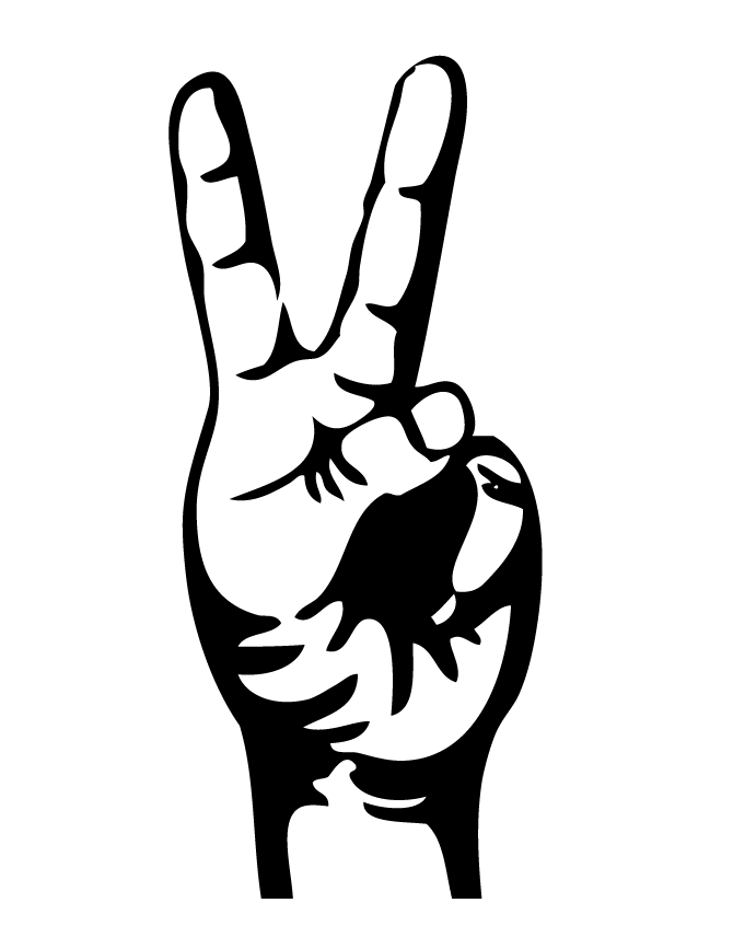 Peace Fingers Vector