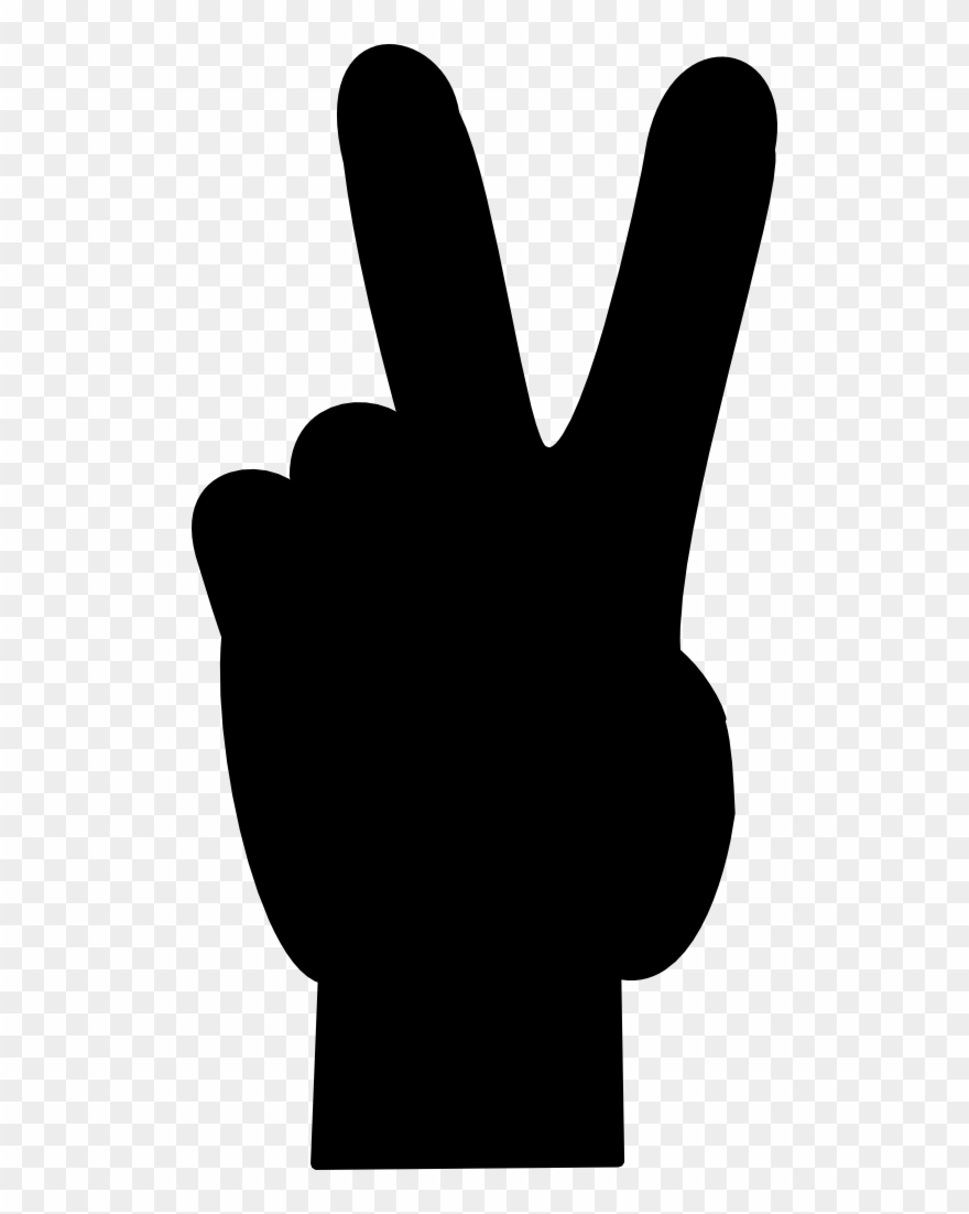 880x1102 Transparent V Sign Peace Symbol Scalable Vector