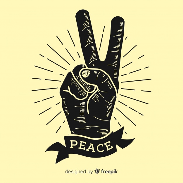 Peace Fingers Vector At Collection Of Peace Fingers