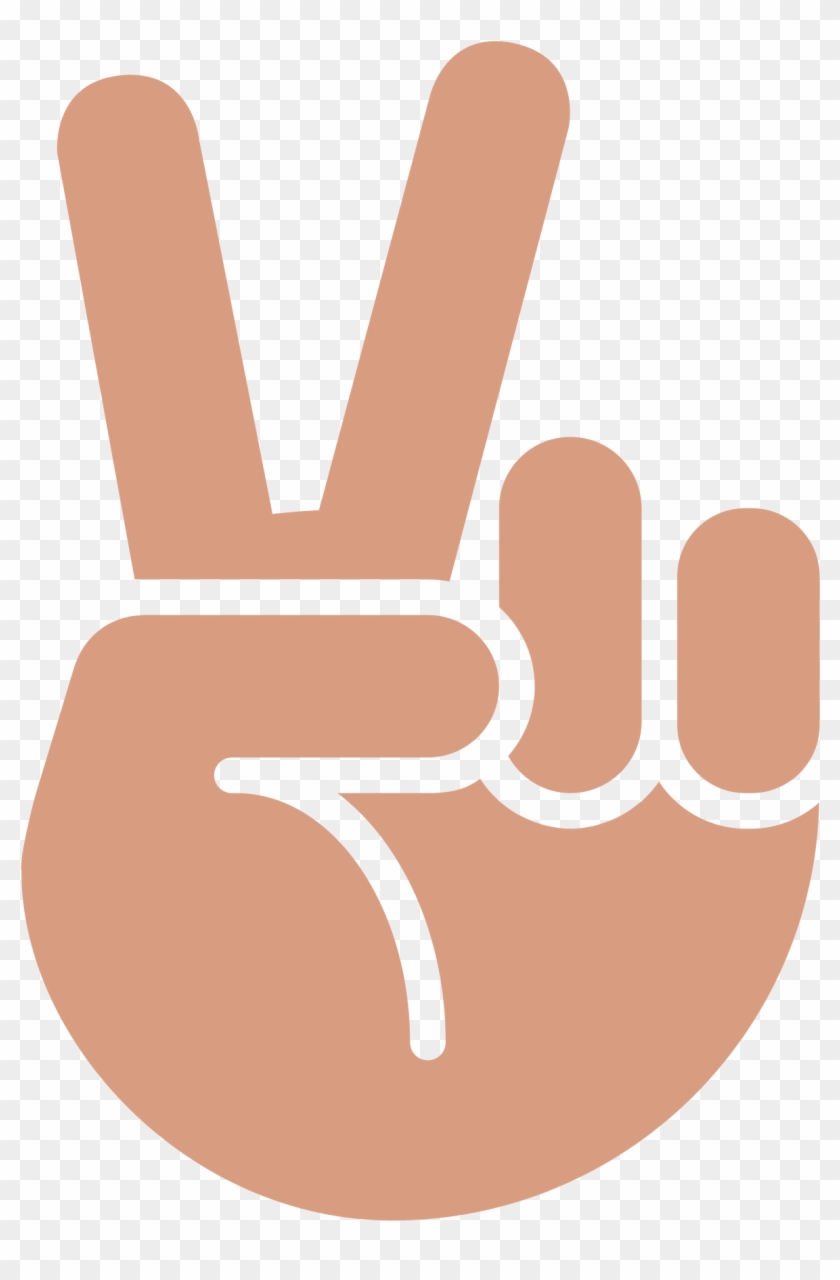 840x1280 Peace Sign Hand Png Download