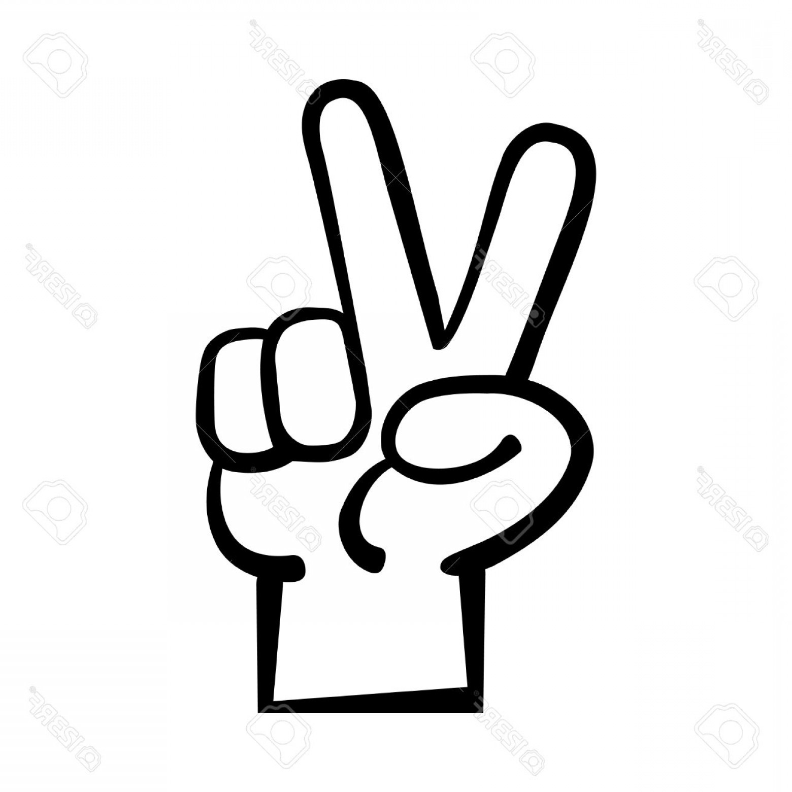 Peace Sign Hand Vector At Collection Of Peace Sign Hand Vector Free For 0078