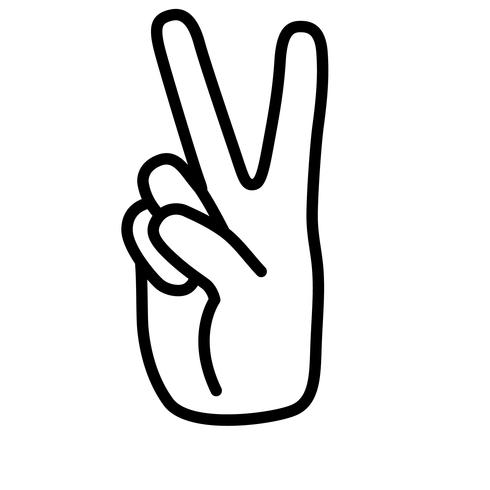 490x490 Peace Sign Vector