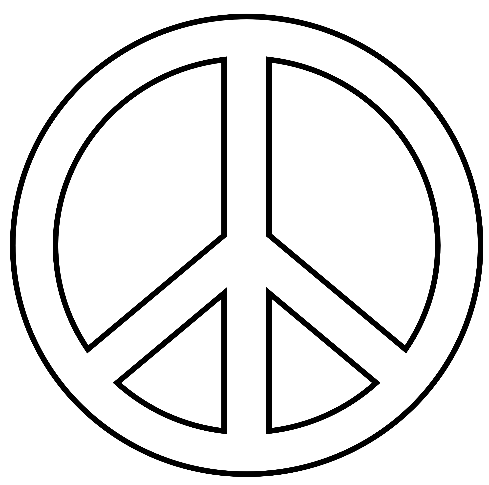 1979x1962 Clipart Peace Sign