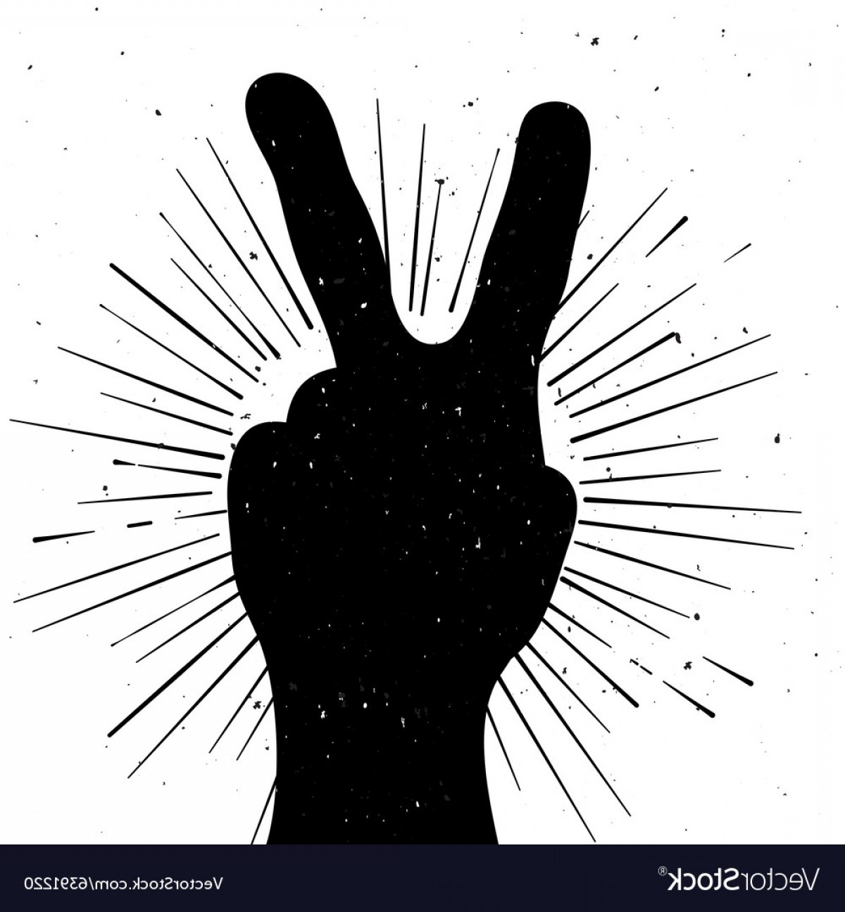 1200x1296 Distressed Peace Sign Silhouette Vector Soidergi