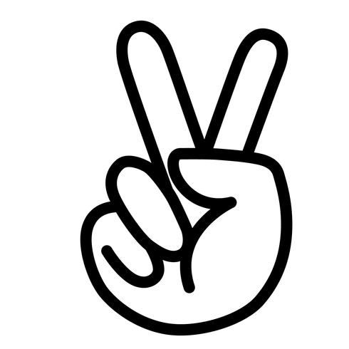 490x490 Peace Sign Vector