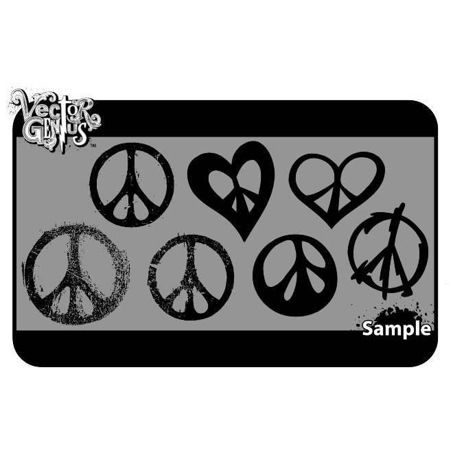 660x660 Peace Sign Vector Art