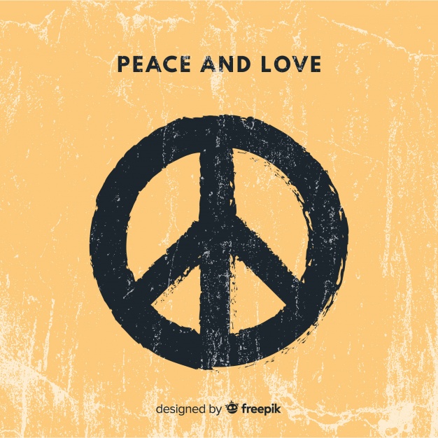 626x626 Peace Sign Vector Free Download