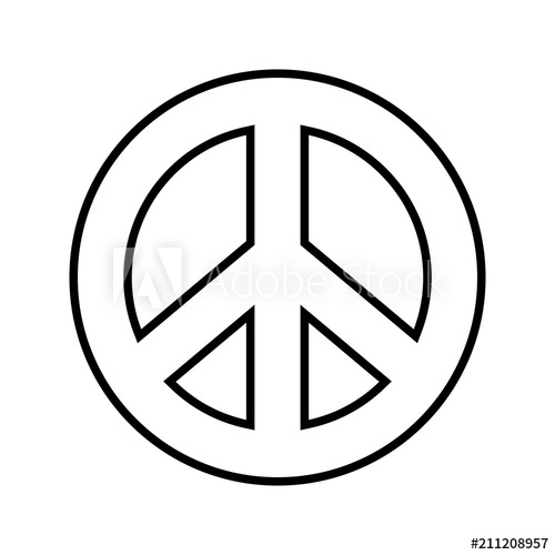 Peace Symbol Vector at Vectorified.com | Collection of Peace Symbol ...